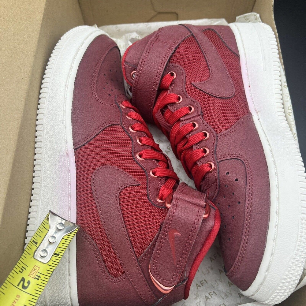 Nike Air Force 1 Level 8 Mid LV8 Sneakers 820342-600 Youth Shoe Sizes 5.5Y - 6Y - Picture 6 of 8